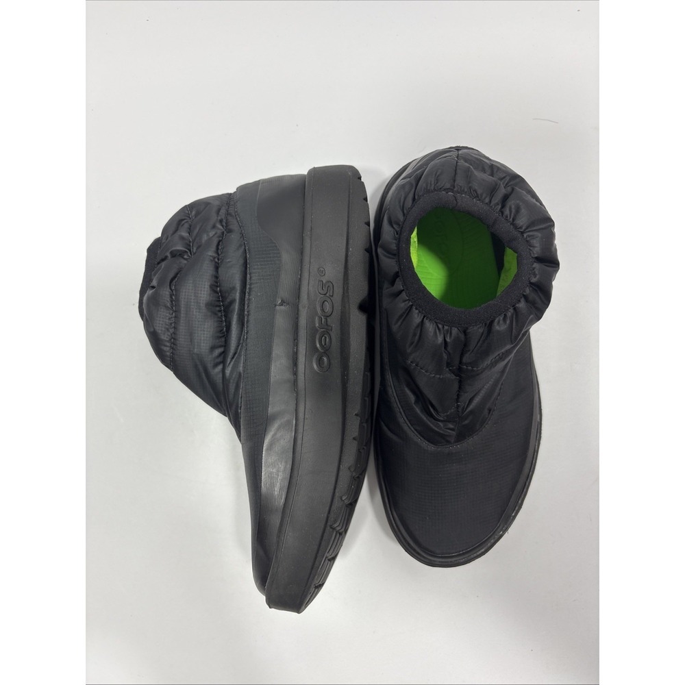 OOFOS Oomg Bootie Women's Black Recovery Ankle Boots Size 5-6